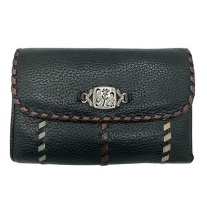 Vintage Brighton Whipstitch Detail Leather Wallet